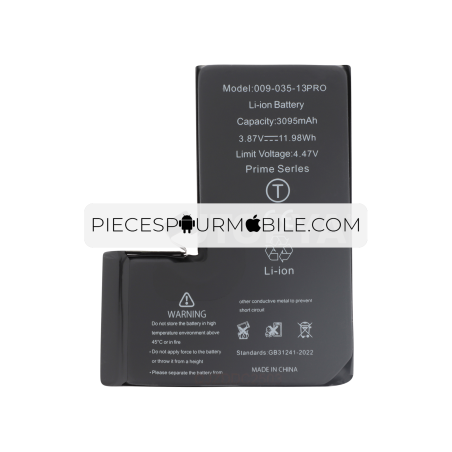 Batterie iPhone 13 Pro (Ti) (Prime) - Avec Adhésif 