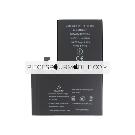 Batterie iPhone 14 Pro Max (Ti) (Prime) - Avec Adhésif 