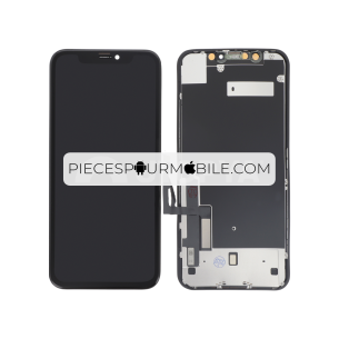 Vitre Arrière Blanche iPhone XR (Large Hole) (Sans Logo) 