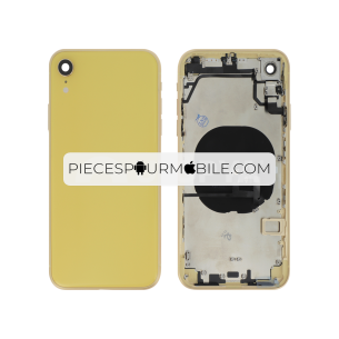 Vitre Arrière Complète Corail iPhone XR (Sans Logo) 