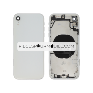 Vitre Arrière Noire iPhone XR (Large Hole) (Sans Logo) 