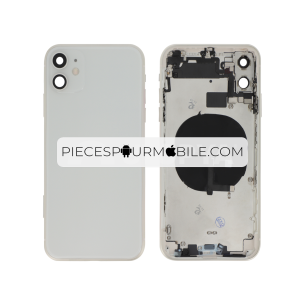 Vitre Arrière Complète Jaune iPhone 11 (Sans Logo) 
