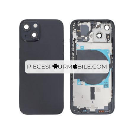 Vitre Arrière Complète Minuit iPhone 13 (Sans Logo) 