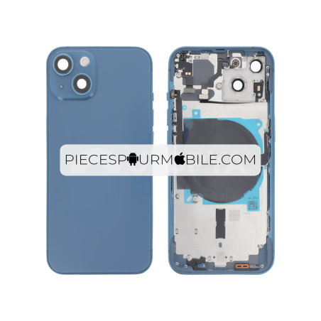Vitre Arrière Complète Bleue iPhone 13 (Sans Logo) 