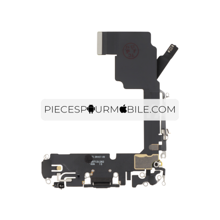 Connecteur de Charge Titane Noir iPhone 15 Pro (ReLife) 