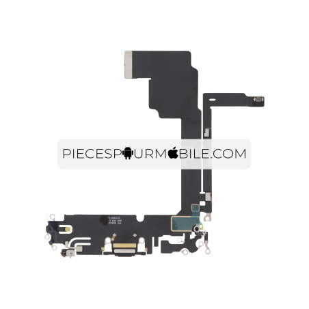 Connecteur de Charge Titane Noir iPhone 15 Pro Max (ReLife) 