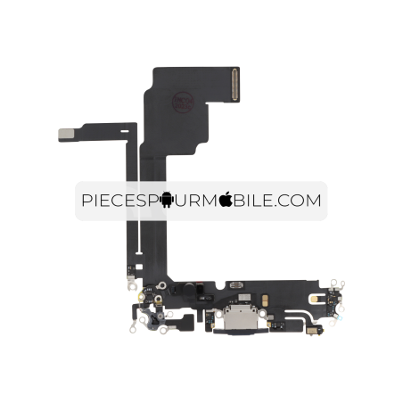 Connecteur de Charge Titane Bleu iPhone 15 Pro Max (ReLife) 