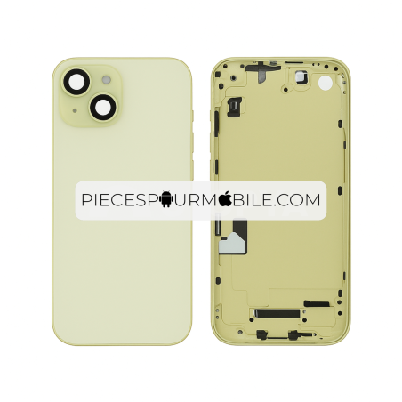 Châssis Central iPhone 15 (Jaune) 