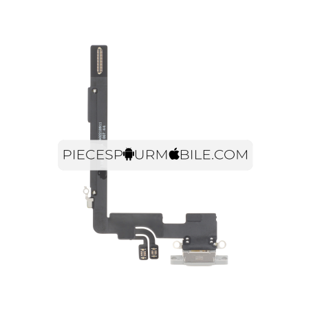 Connecteur de Charge Titane Blanc iPhone 16 Pro Max 