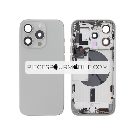 Châssis Central iPhone 15 Pro (Titane Naturel) 