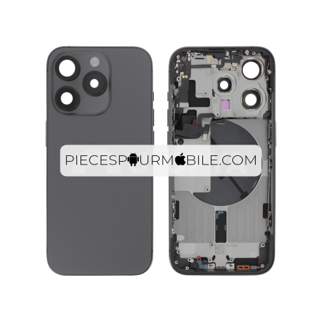 Châssis Central iPhone 15 Pro (Titane Noir) 
