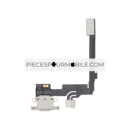 Connecteur de Charge Titane Blanc iPhone 16 Pro 