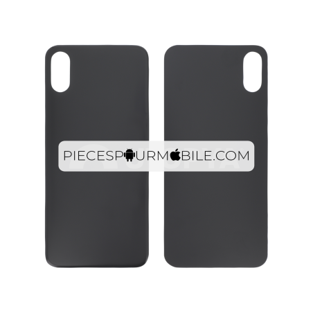 Vitre Arrière Grise Sidéral iPhone XS (Large Hole) (Sans Logo) 