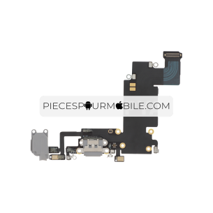 Bouton Home Complet Argent iPhone 6S/6S Plus 
