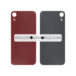Vitre Arrière Complète Noire iPhone XR (Sans Logo) 