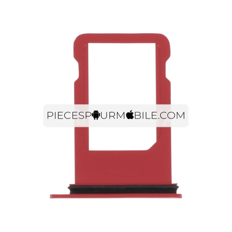 Tiroir SIM Rouge iPhone 7 