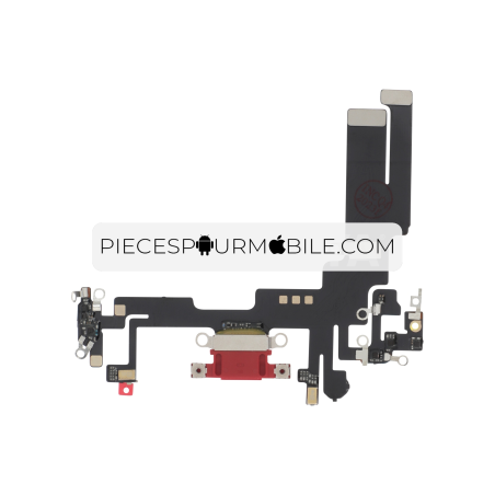 Connecteur de Charge Rouge iPhone 14 