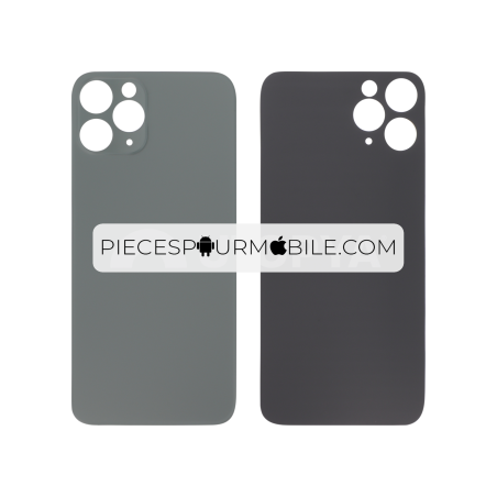 Vitre Arrière Verte iPhone 11 Pro (Large Hole) (Sans Logo) 