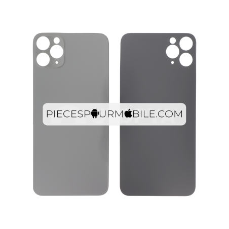 Vitre Arrière Grise Sidéral iPhone 11 Pro Max (Large Hole) (Sans Logo) 