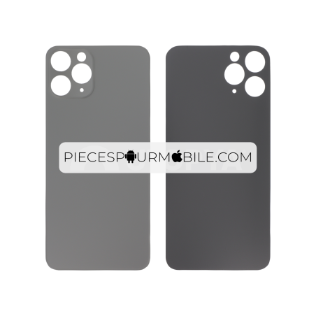 Vitre Arrière Grise Sidéral iPhone 11 Pro (Large Hole) (Sans Logo) 
