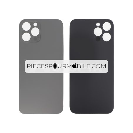Vitre Arrière Graphite iPhone 12 Pro Max (Large Hole) (Sans Logo) 