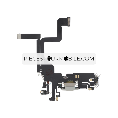 Connecteur de Charge Argent iPhone 14 Pro 