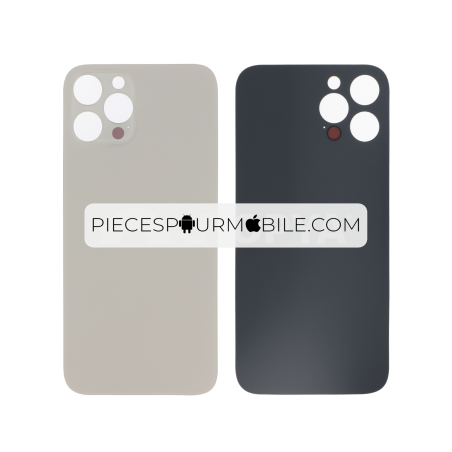 Vitre Arrière Or iPhone 12 Pro Max (Large Hole) (sans Logo) 