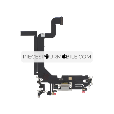 Connecteur de Charge Argent iPhone 14 Pro Max 